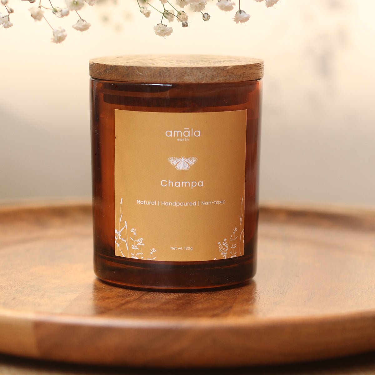 Soy Wax Candle| Champa | 180 G