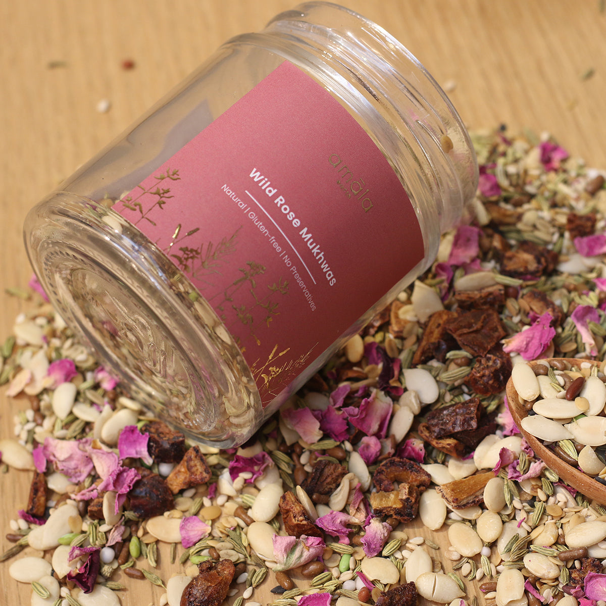 Wild Rose Petal Mukhwas | Preservative Free | 100 g