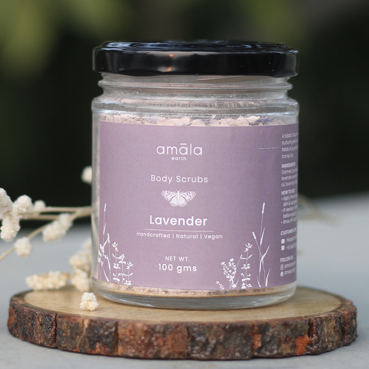 Vegan Body Scrub | Lavender | 100 G