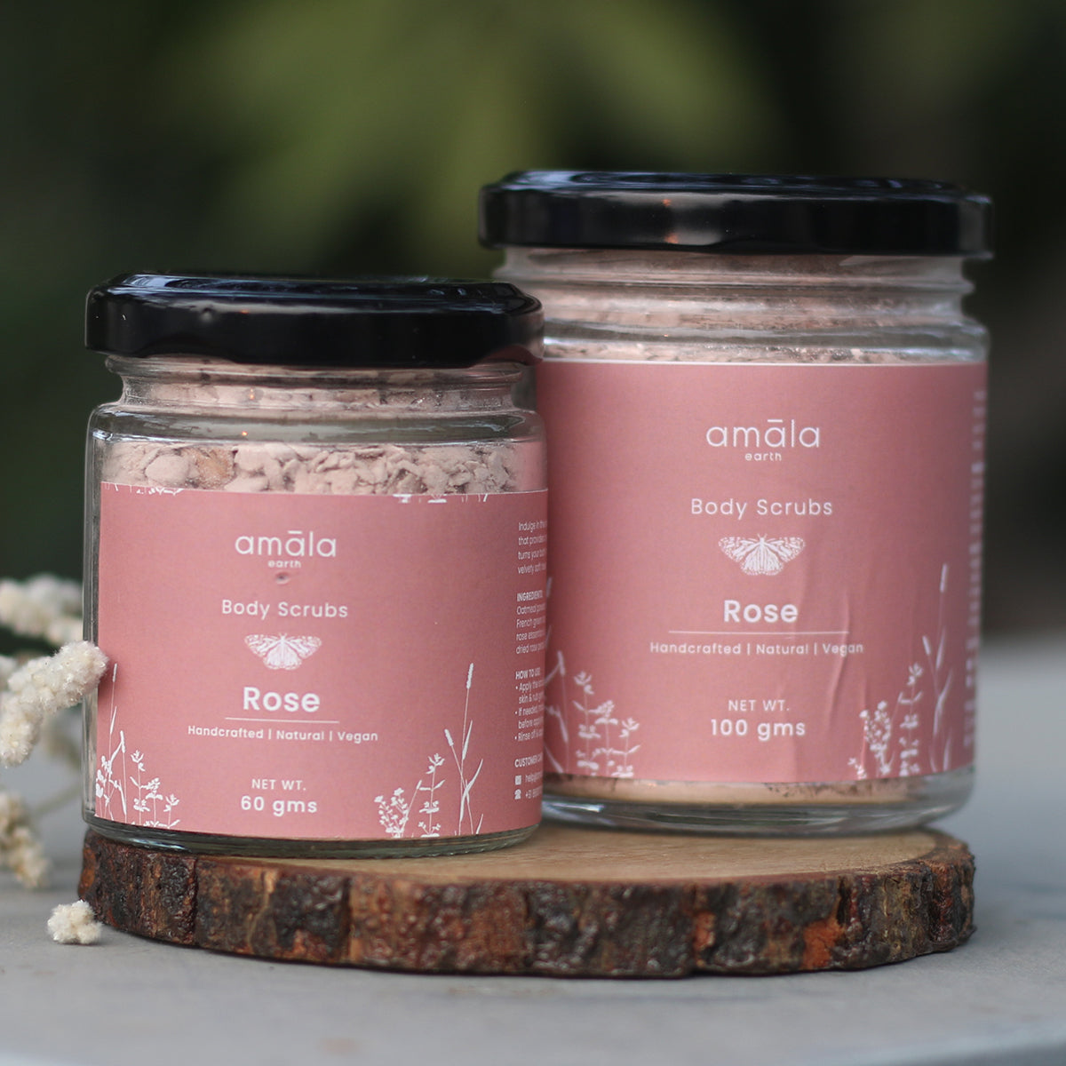 Vegan Body Scrub | Rose | 60 G