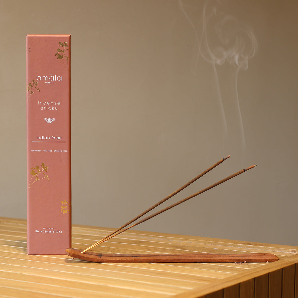 Natural Incense Sticks | Indian Rose| 50 Sticks