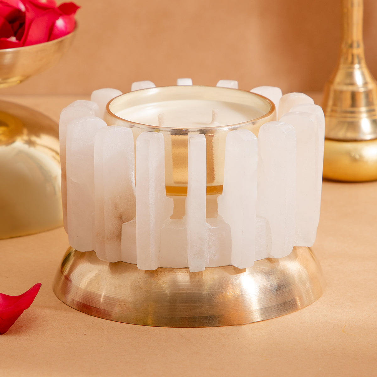 Glass Candle Holder