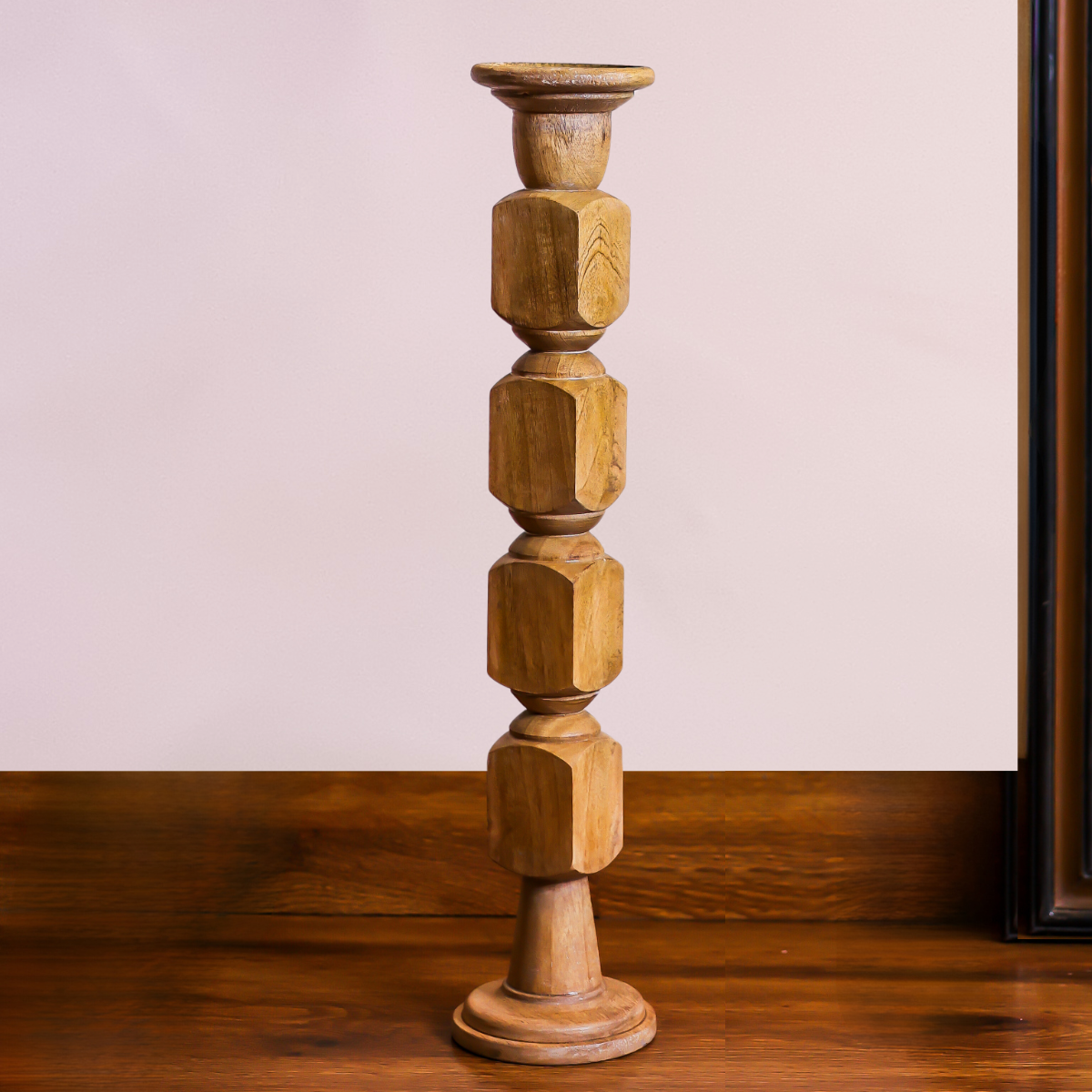 Earthy Ember Candlestand