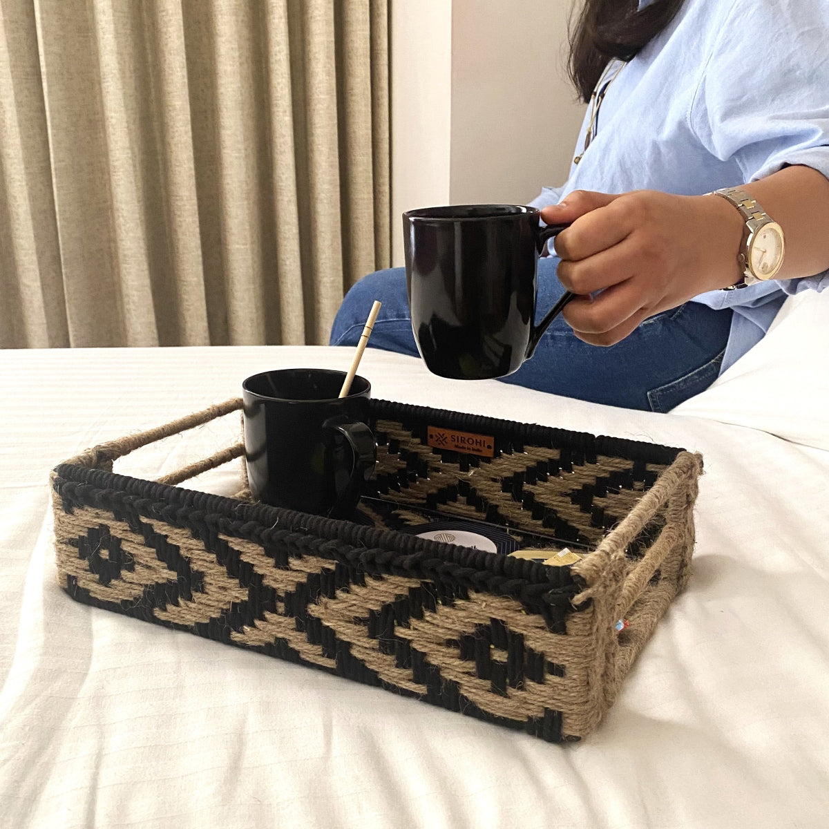 Koyal Jute Tray | Medium