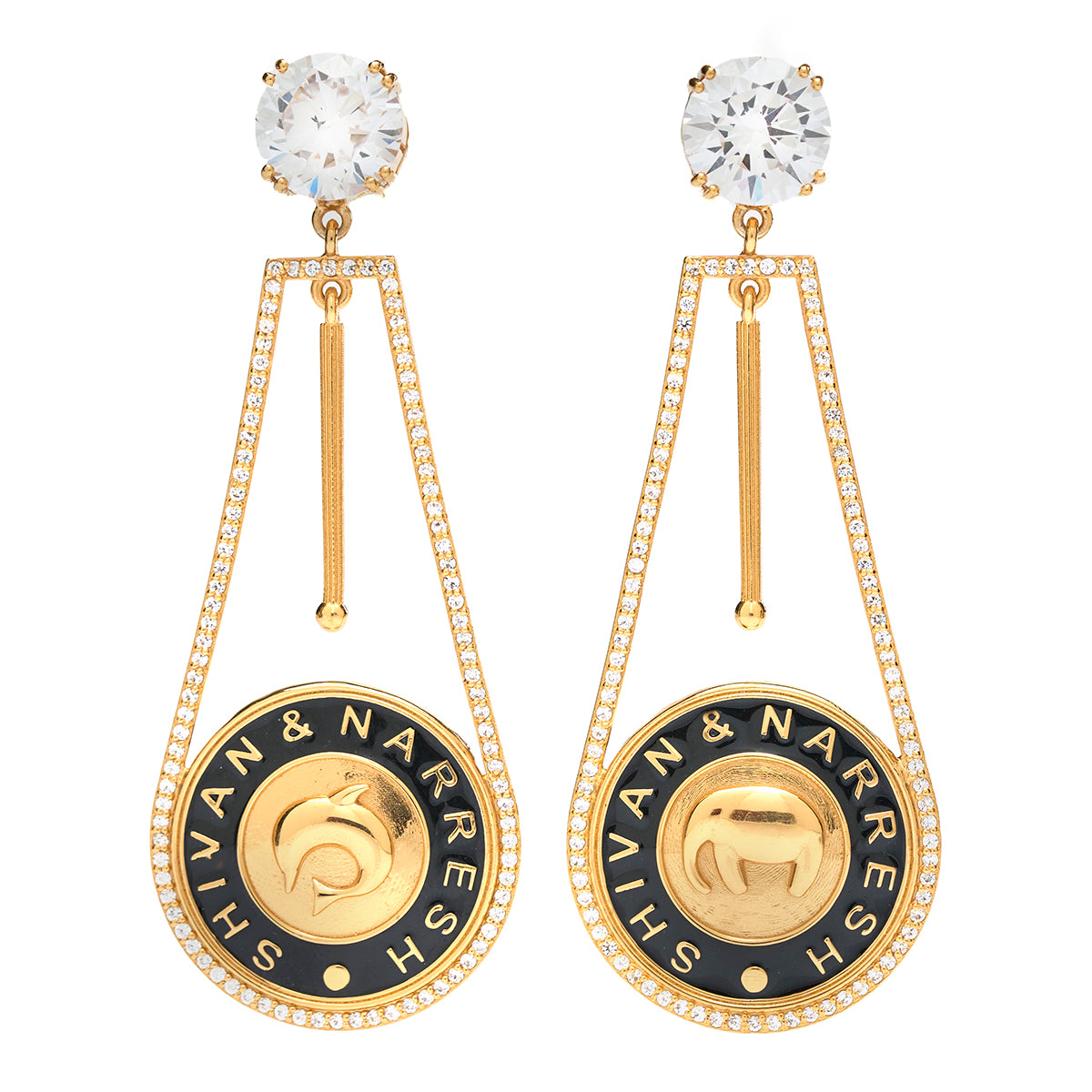 Numisma Pendulum Earrings