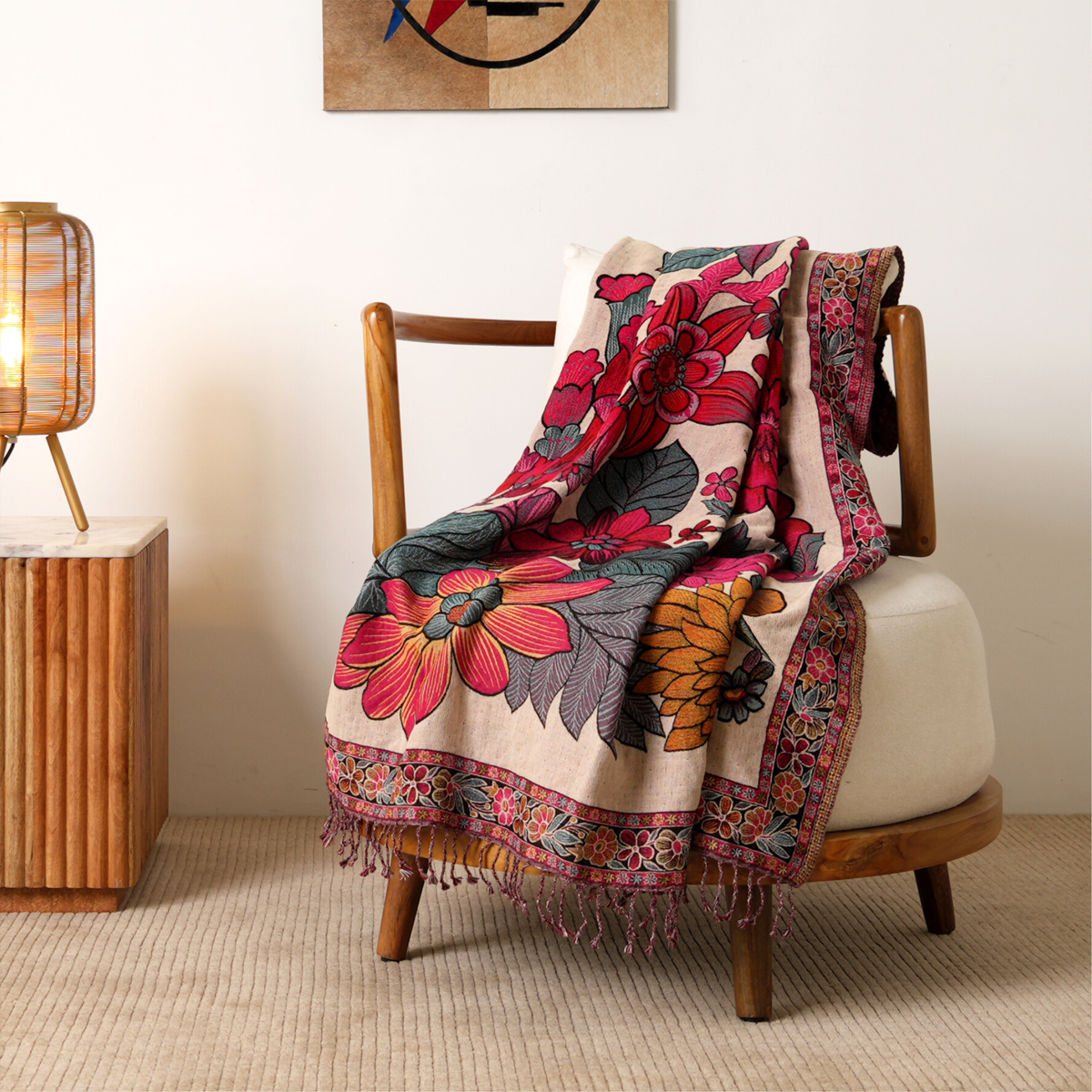 The Scarlet Garden Throw-4