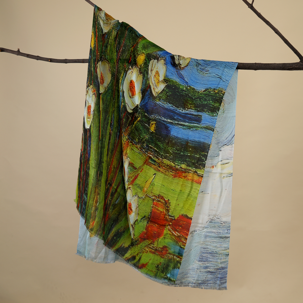 The Van Gogh Bamboo Modal Stole