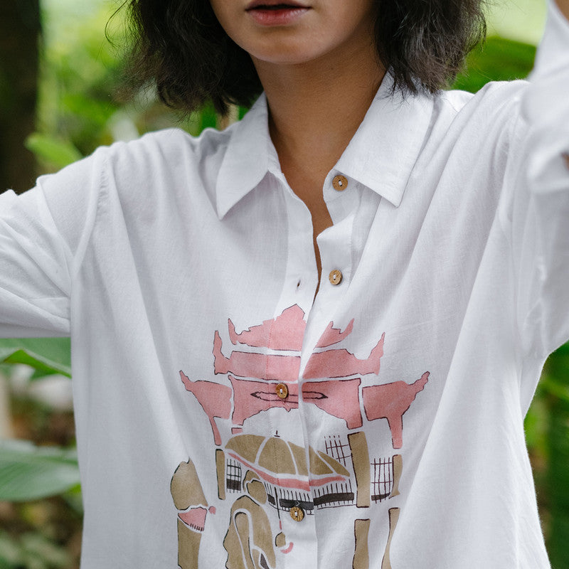 Handpainted Cotton Shirt