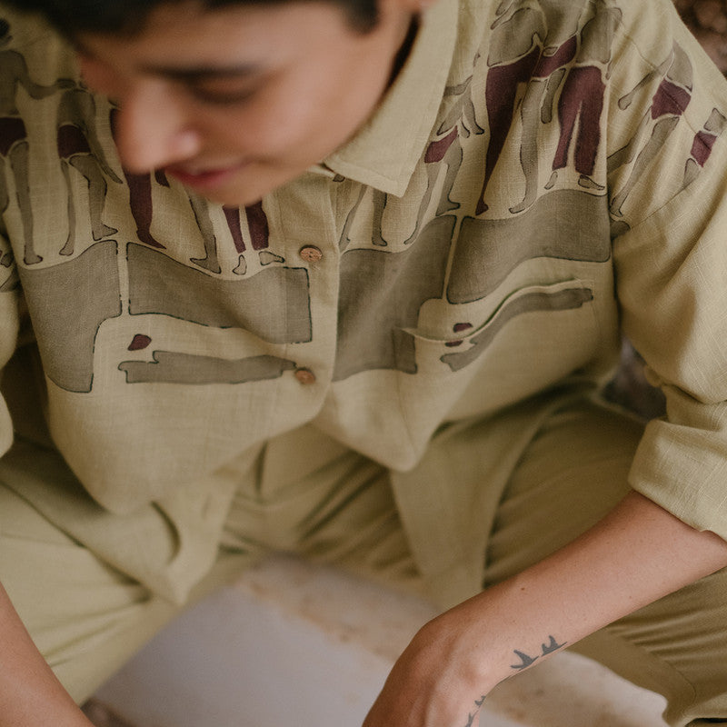 Handpainted Cotton Shirt