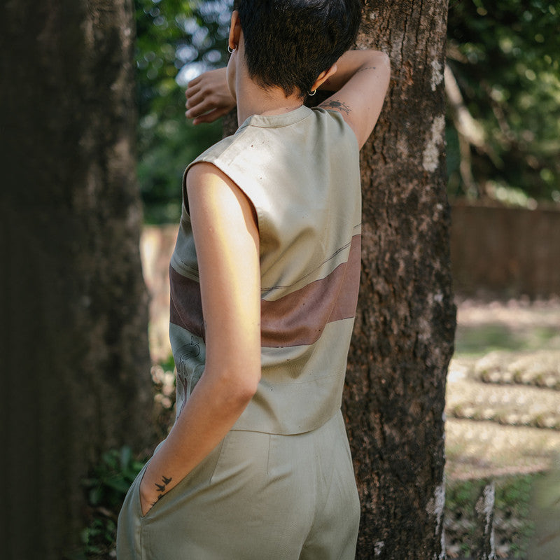 Handpainted Bamboo Vest