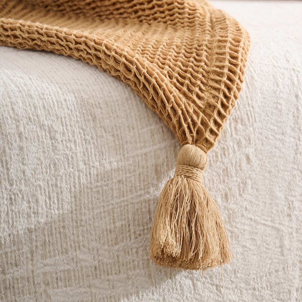 Sea Sponge |  Cotton Bamboo | Waffle | Throw