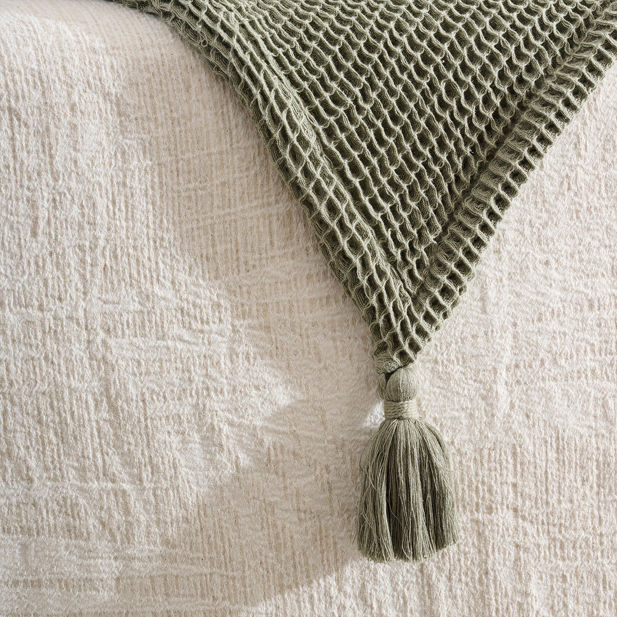 Sea Sponge |  Cotton Bamboo | Waffle | Throw