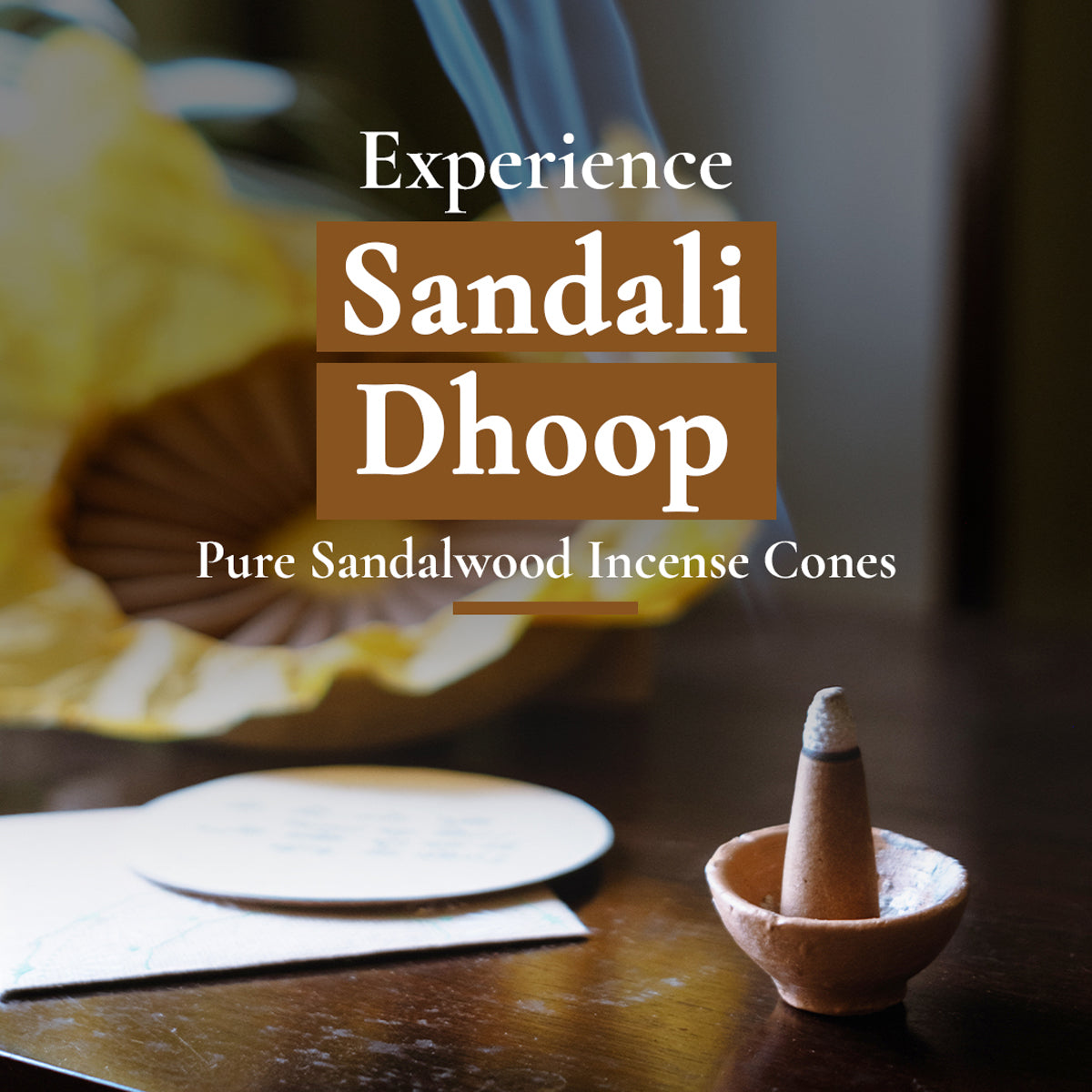 Sandali Dhoop - Pure Sandalwood Incense Cones | Pack of 25 incense cones