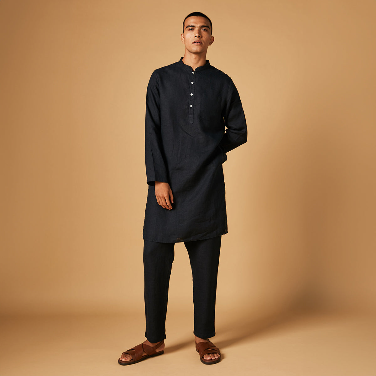 Kohl Linen Men's Kurta Set