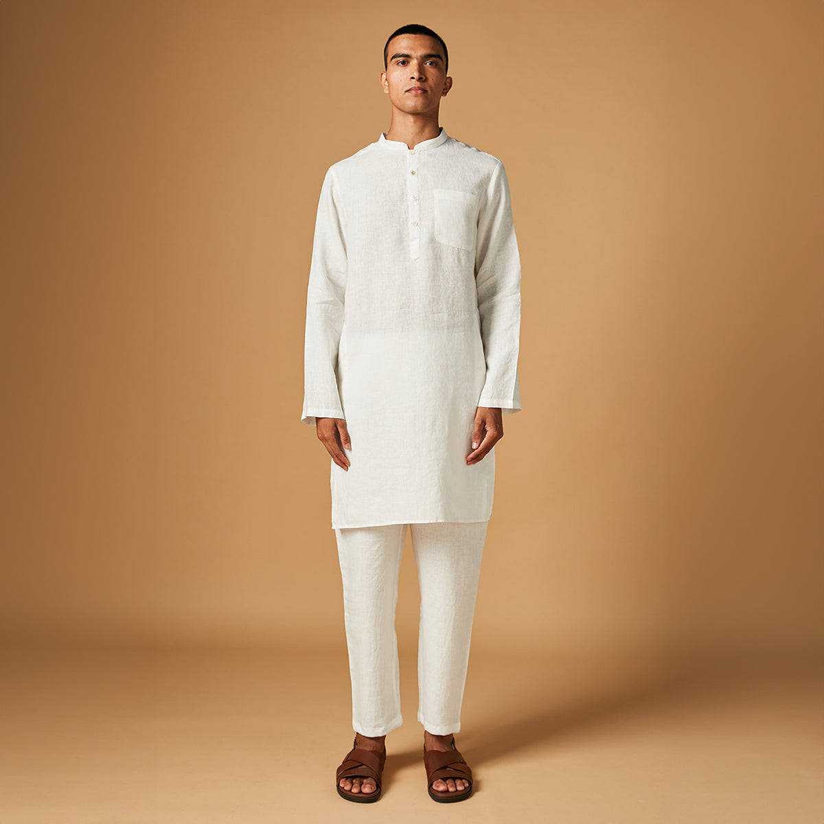 Taj Linen Men's Kurta Set