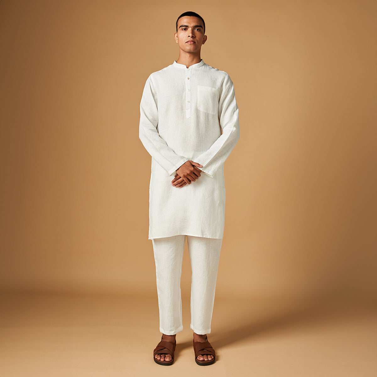 Taj Linen Men's Kurta Set