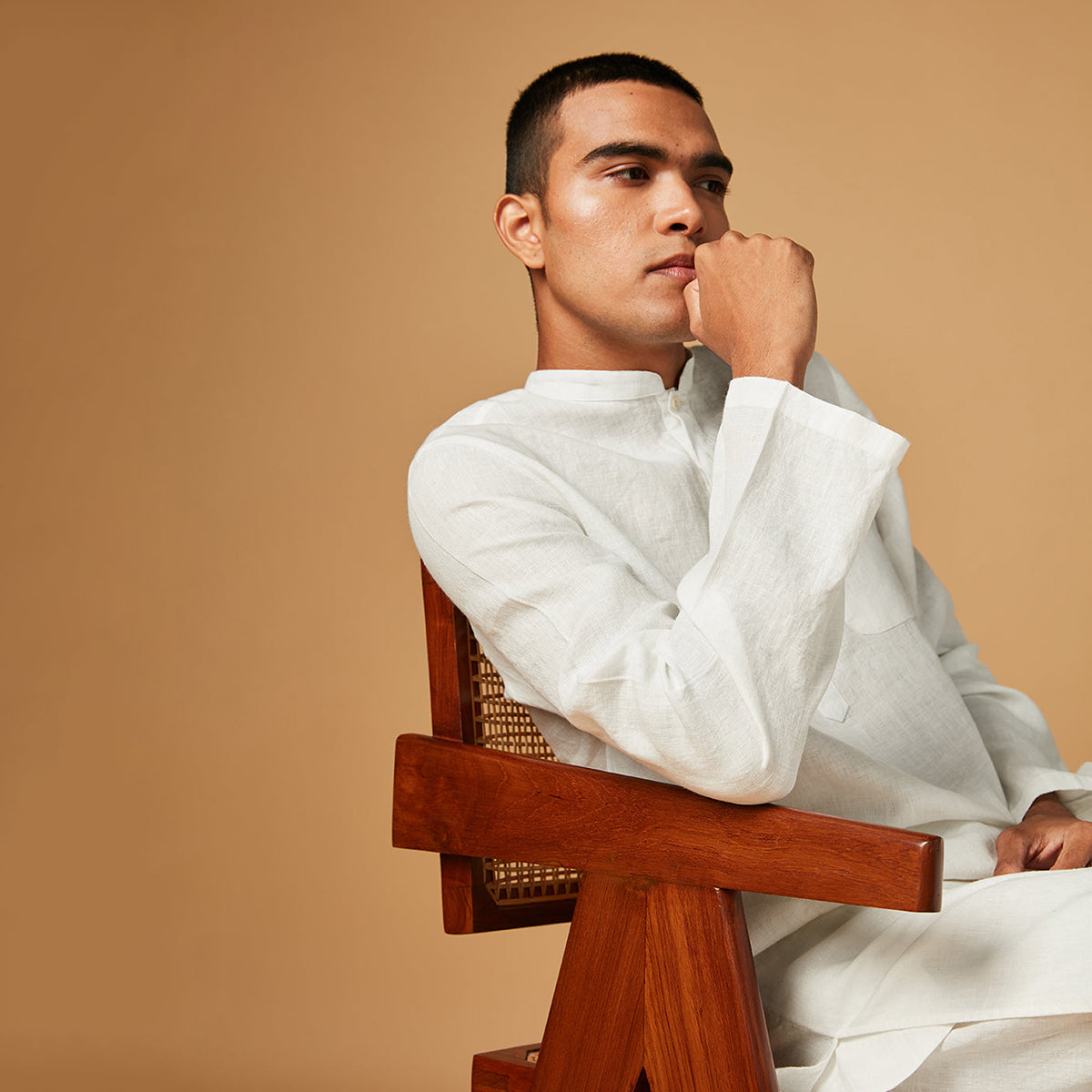 Taj Linen Men's Kurta Set