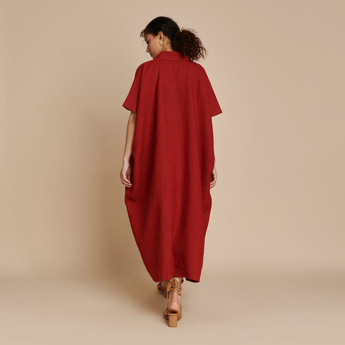 Anaar Linen Kaftan Dress