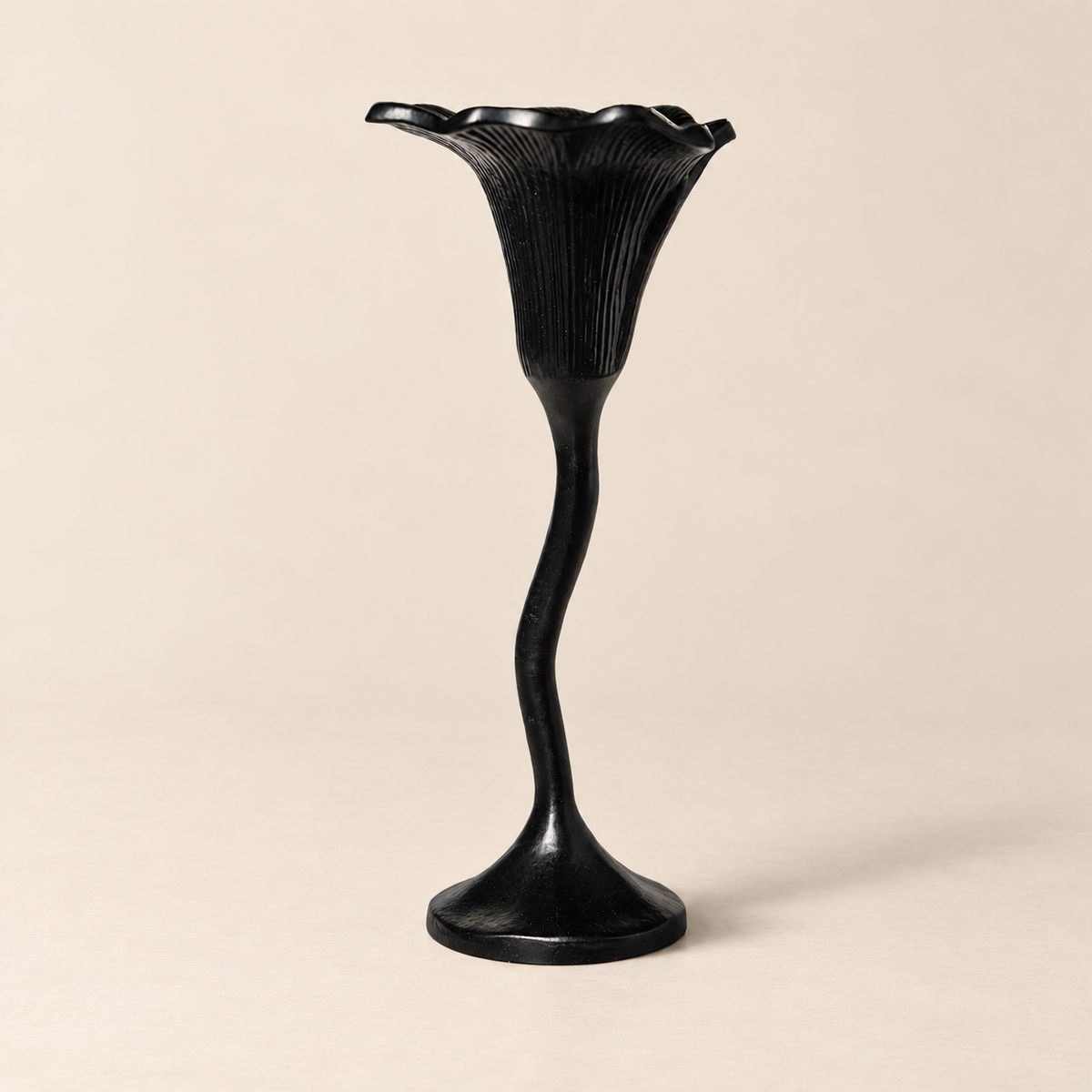 Bloom Candle Holder - Black