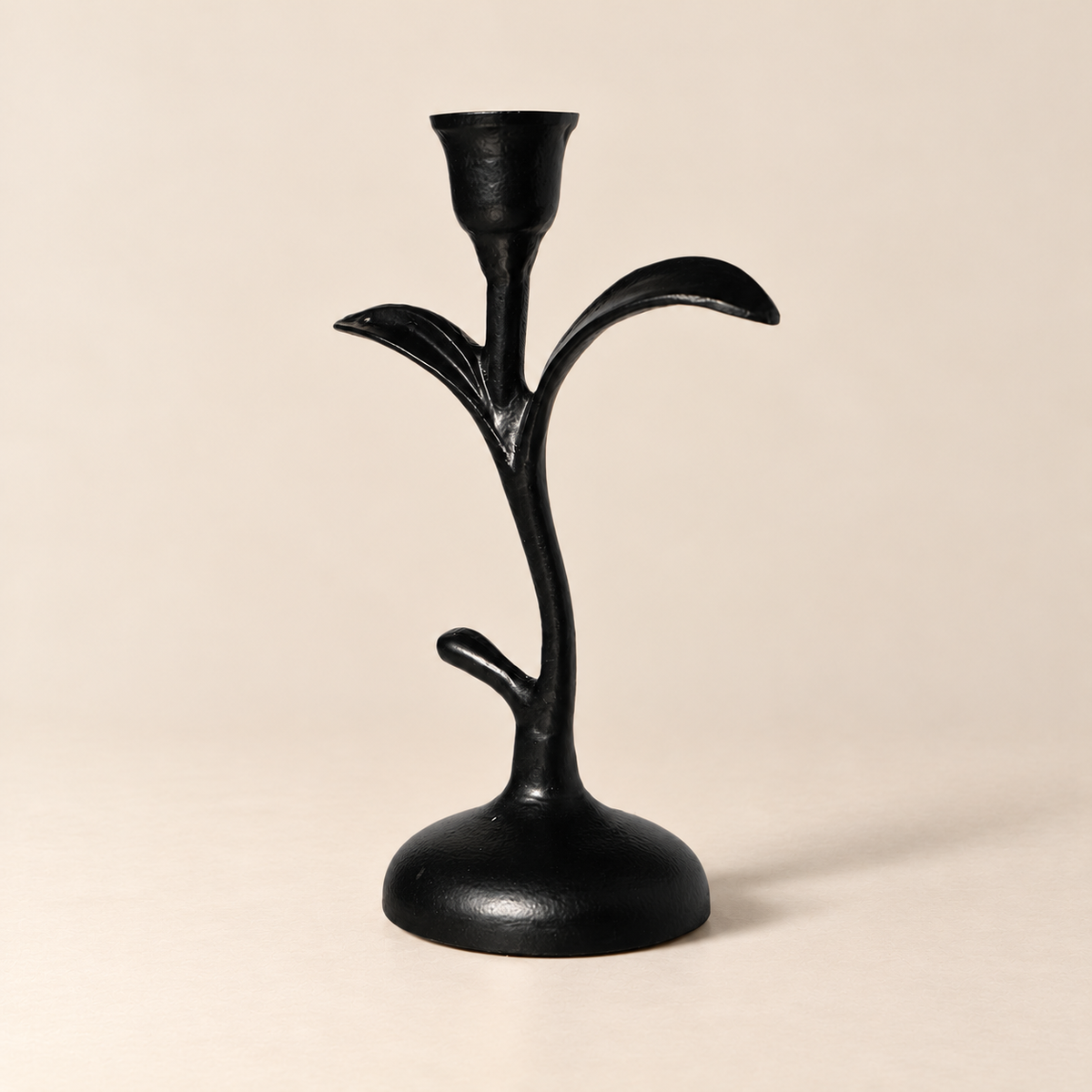 Petal Candle Holder - Black