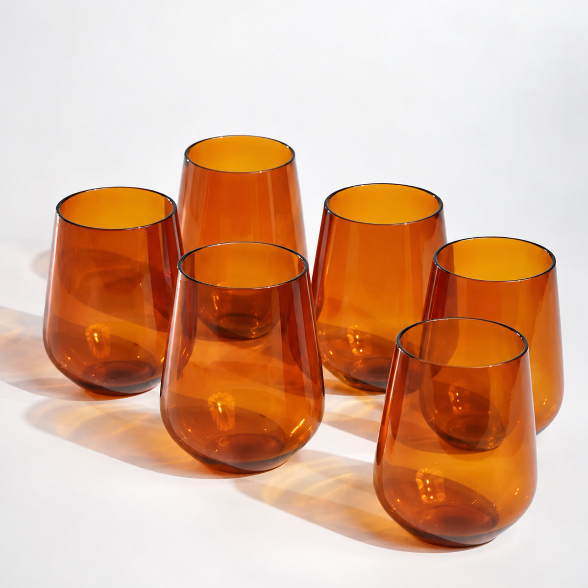 Dewfall Tumbler (Set of 6) - Amber