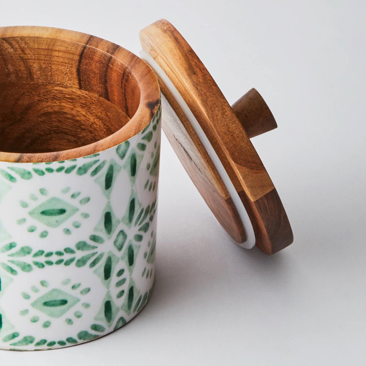 Sigago Wooden Storage Jar (5 inches)