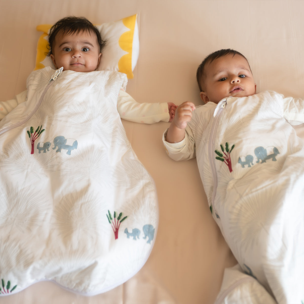 Pure Cotton Sleeping Bag for Baby - Elle | Earthy