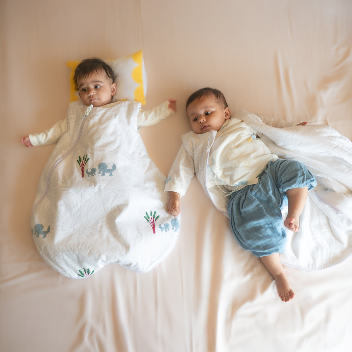 Pure Cotton Sleeping Bag for Baby - Elle | Earthy