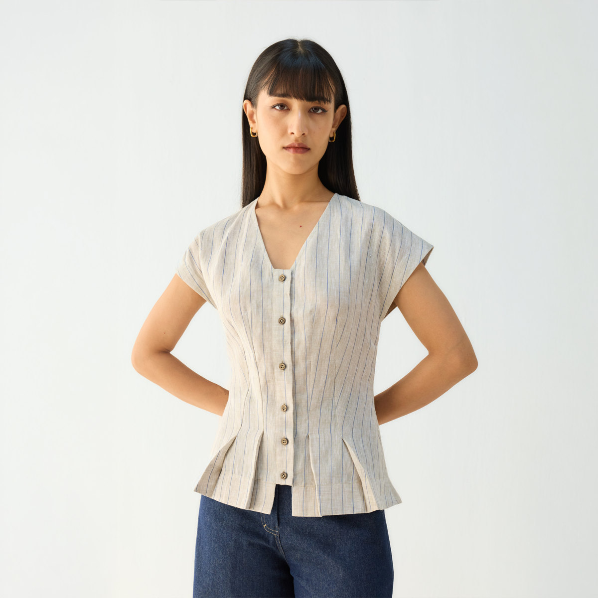 Soft Power Linen Top