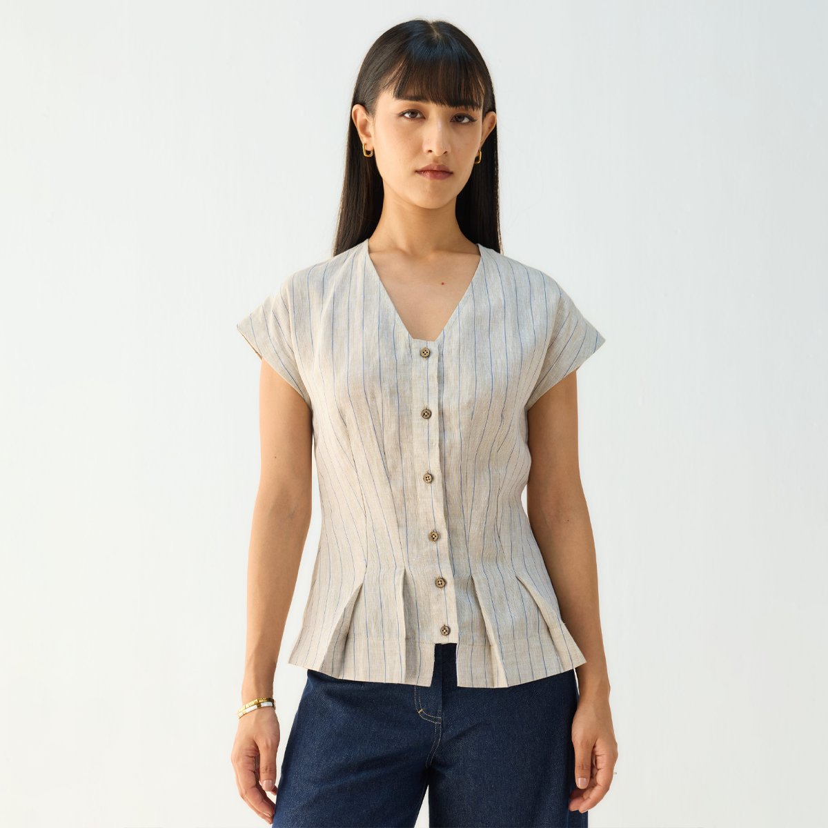 Soft Power Linen Top