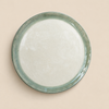Petal Plate - Green & Ivory