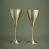 Stem Brass Goblet | Set of 2