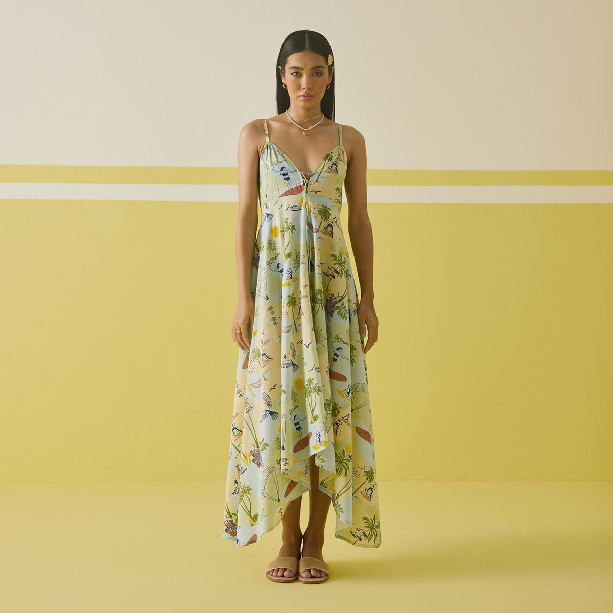 Summer Sea Lyocell Dress