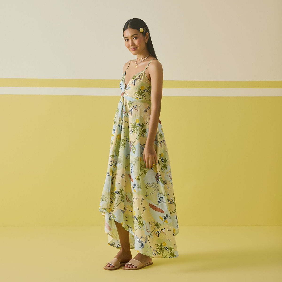 Summer Sea Lyocell Dress