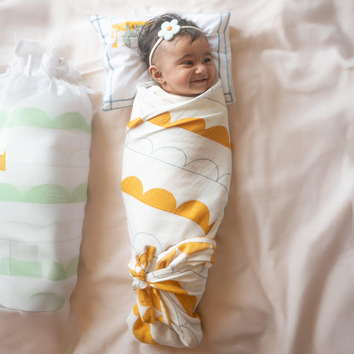 Ogranic Muslin Baby Swaddle - Earthy Elle
