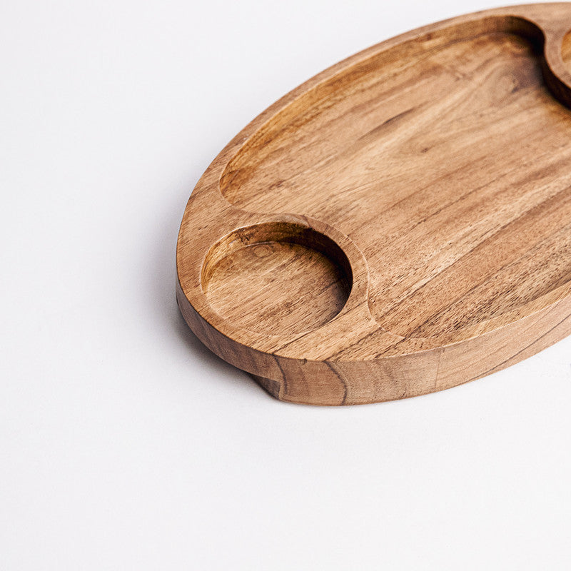 Acacia Wood Platter | Brown