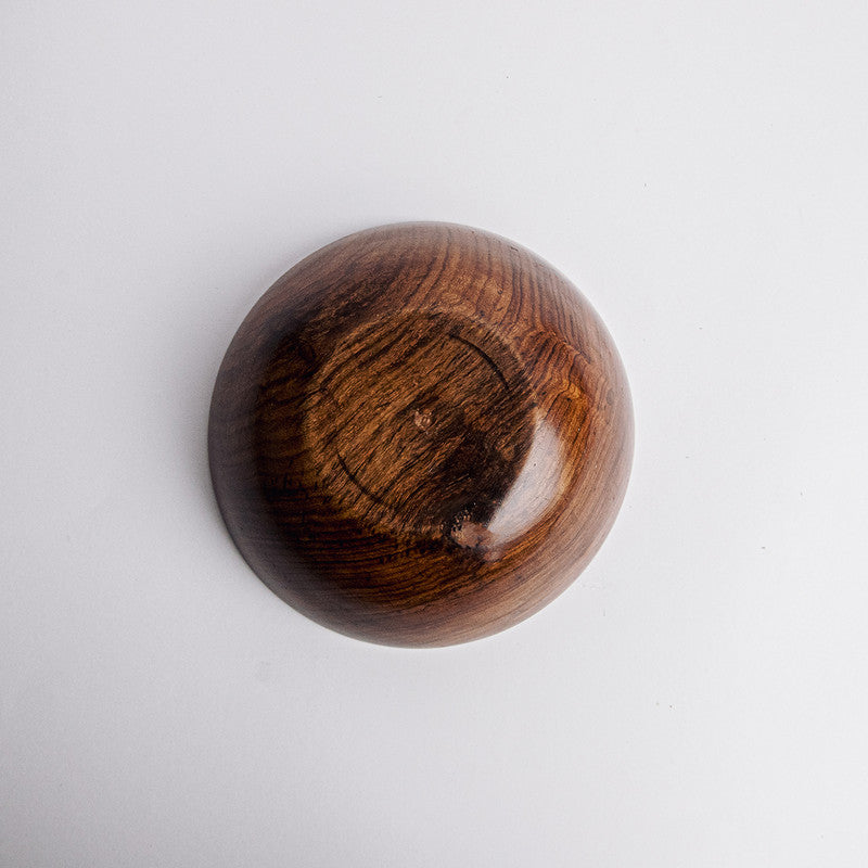 Sheesham Wood Bowl | Dark Brown