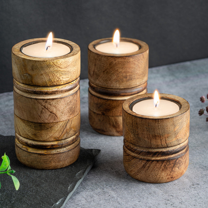 Scented Candles | Mango Wood | Set of 3