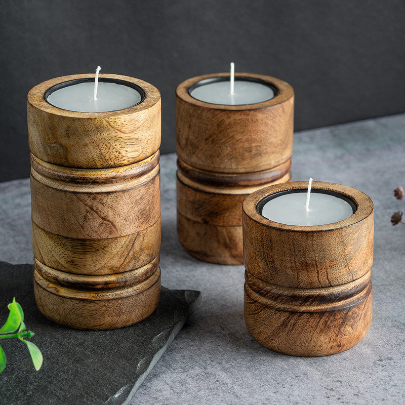 Scented Candles | Mango Wood | Set of 3