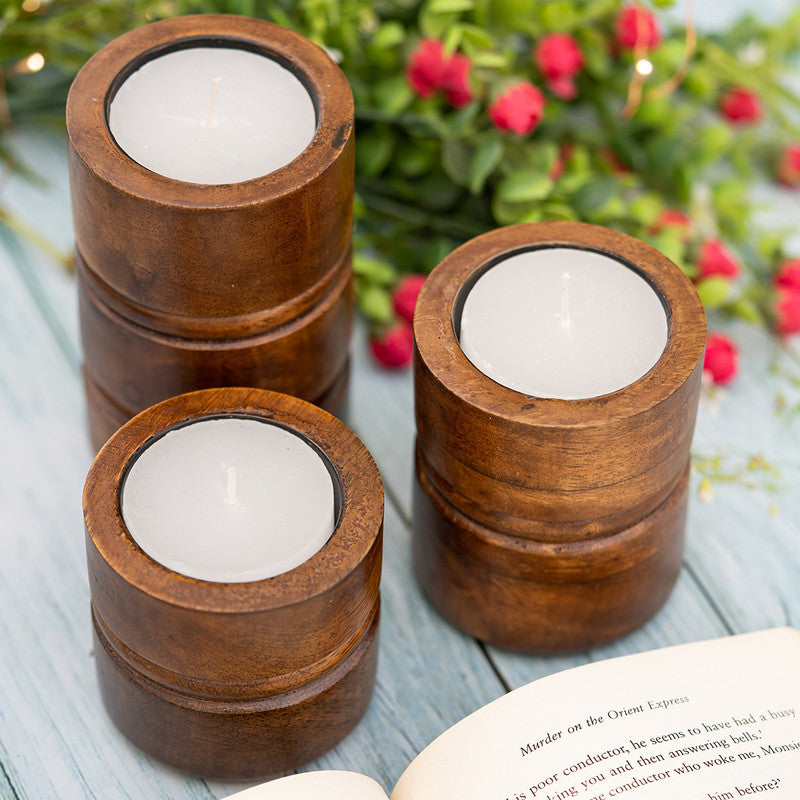 Scented Candles | Mango Wood | Set of 3