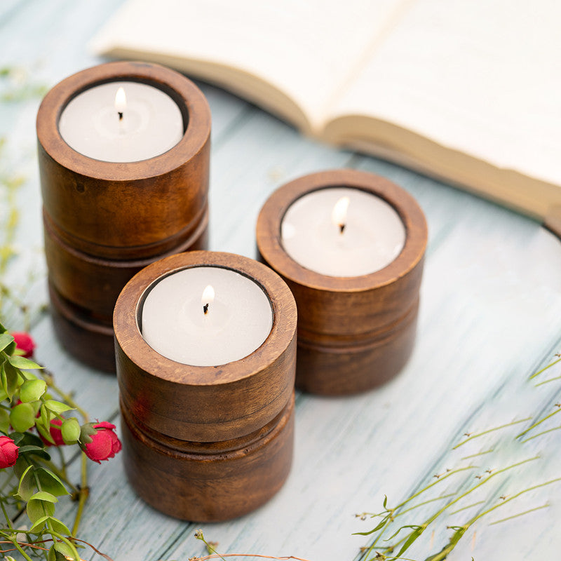 Scented Candles | Mango Wood | Set of 3