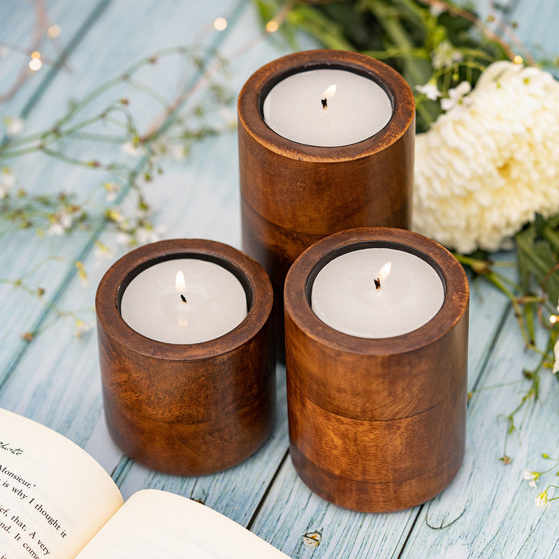 Scented Candles | Mango Wood | Set of 3