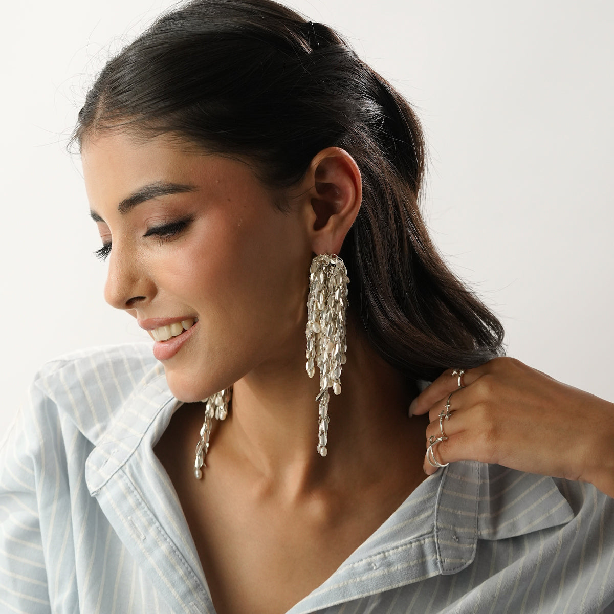 Willow Earrings Silver