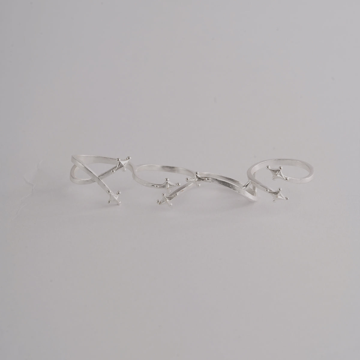 Grace Ring Set Silver-Adjustable