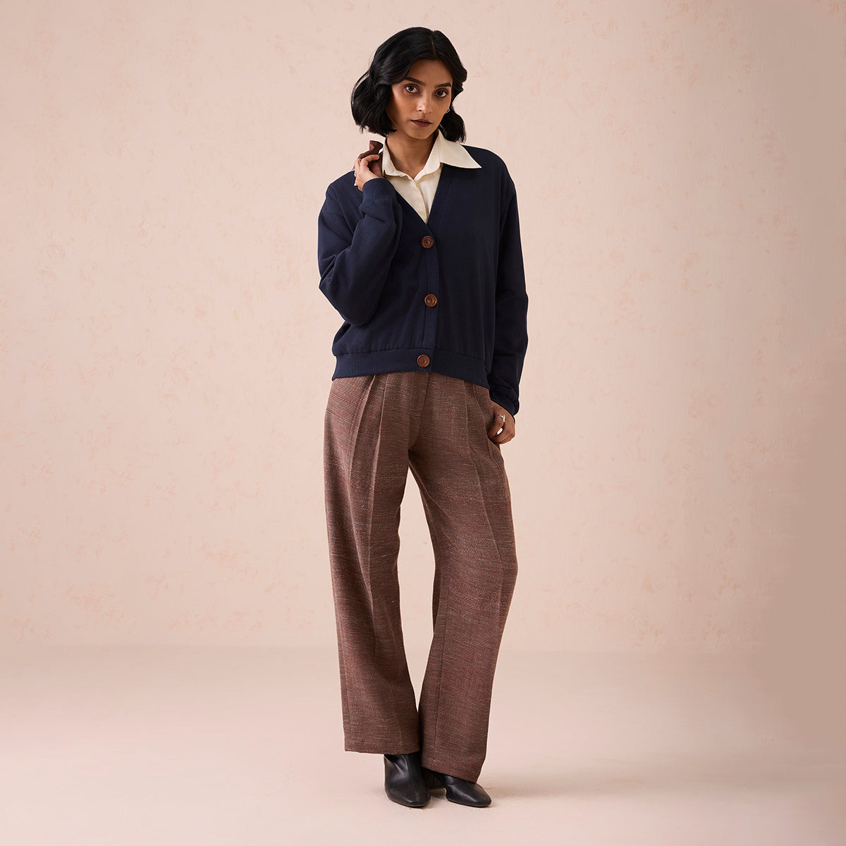 The Artist Organic Cotton Fleece Knit Sweater