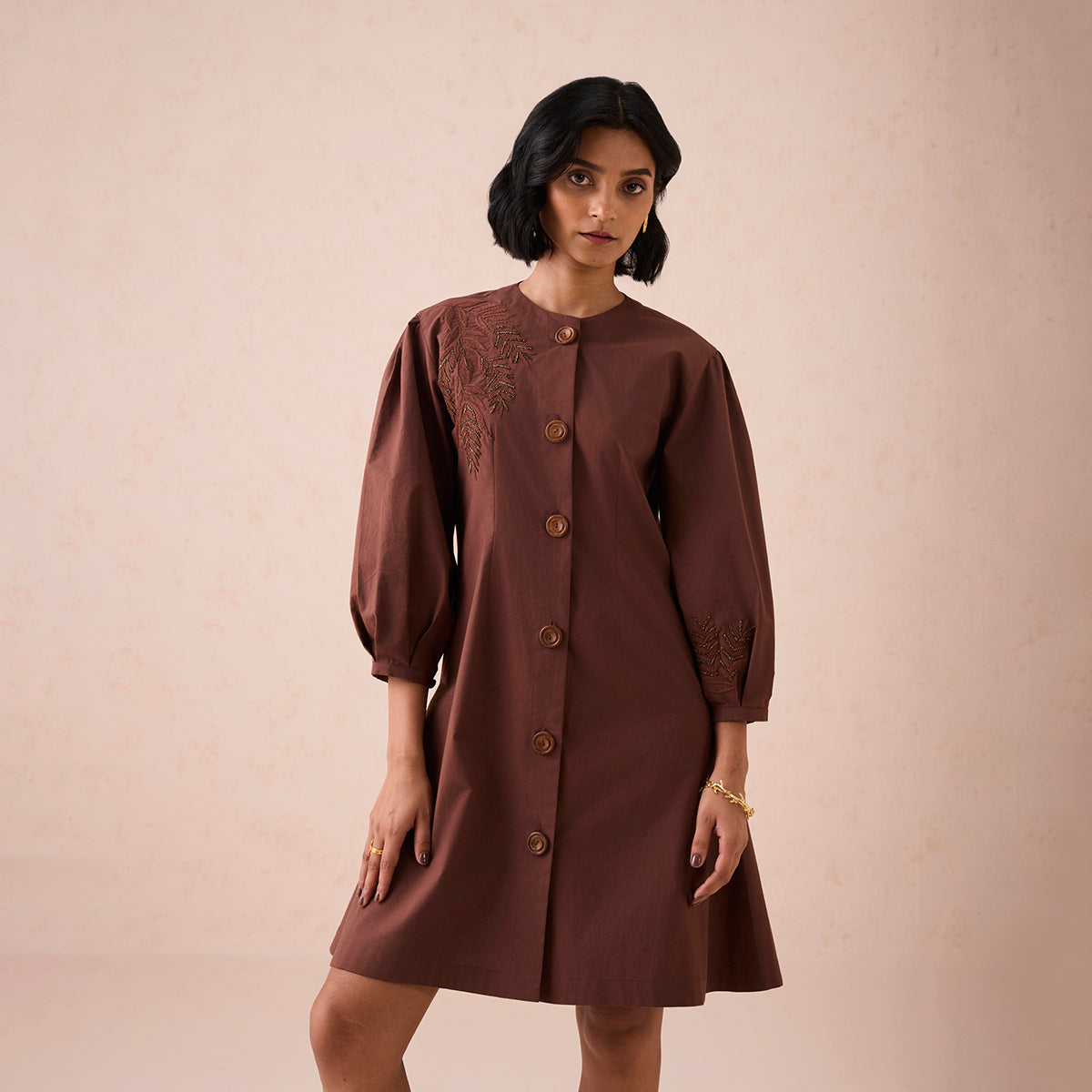 The Cocoa Organic Cotton Short Dress