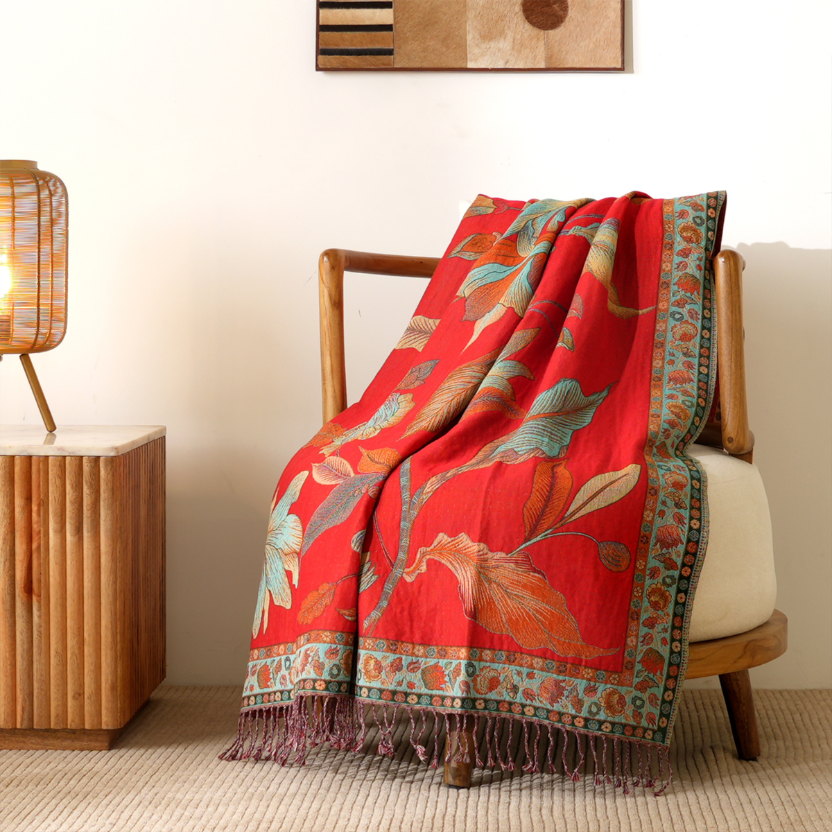 The Scarlet Garden Throw-1