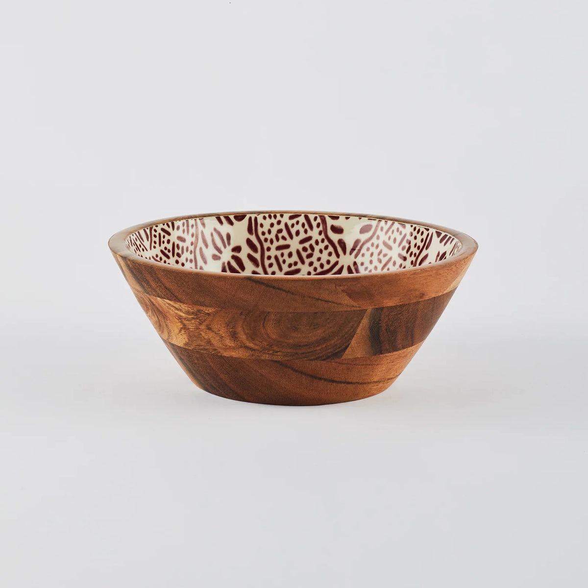Tuli Wooden Salad Bowl - 8 inches