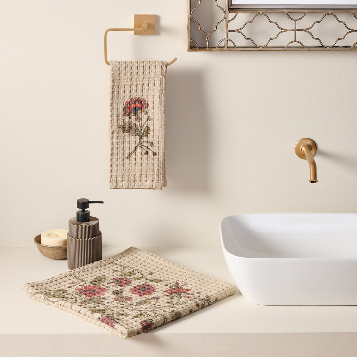 Kshupa | Cotton Bamboo | Waffle | Bath Set