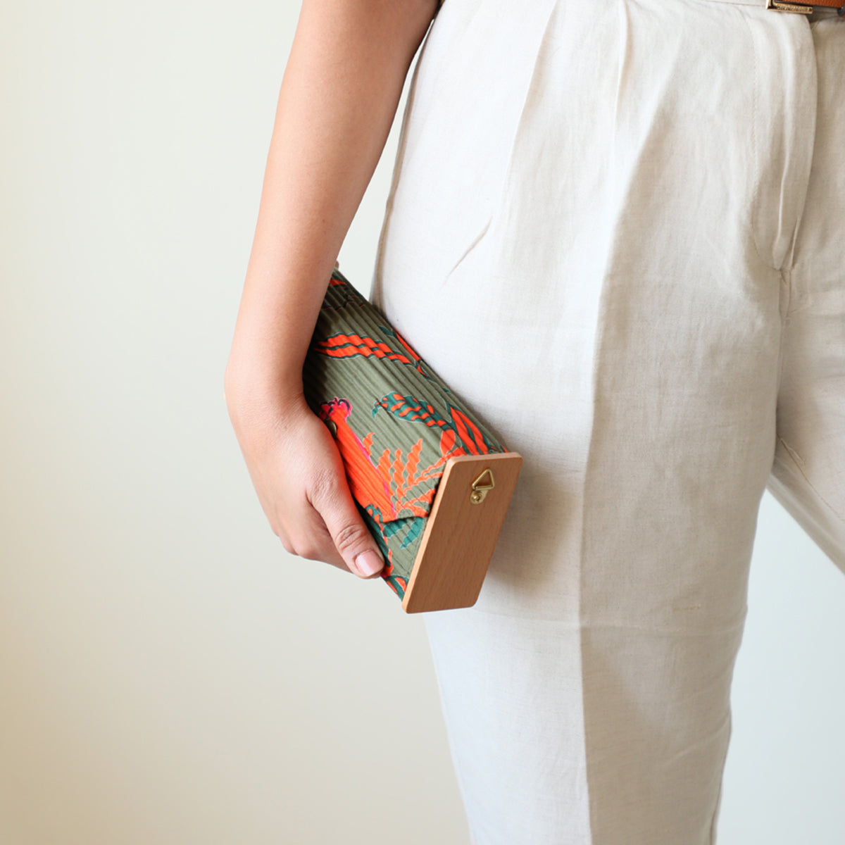 Garden Gala Mini Clutch | Green